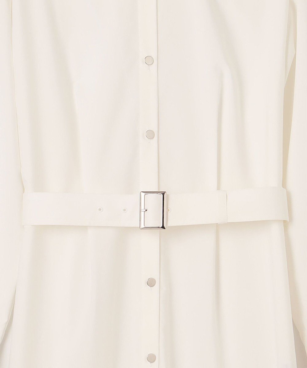 GRACE CONTINENTAL 刺繍ヘムシャツワンピース 