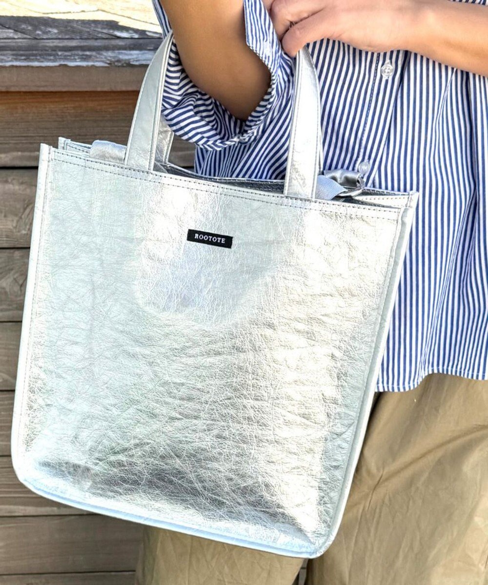 ROOTOTE 1032【木繊維軽量素材】EU.スクエア.メタリック-A 