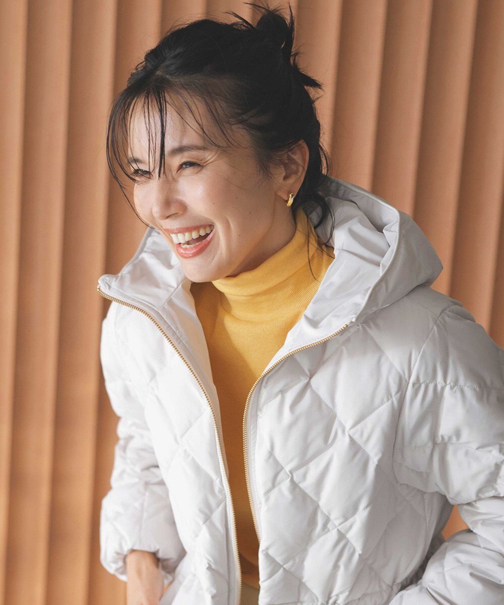 UNFILO 【暖かさ＆着心地の良さで大ヒット】コットンカシミヤ タートルネックカットソー 