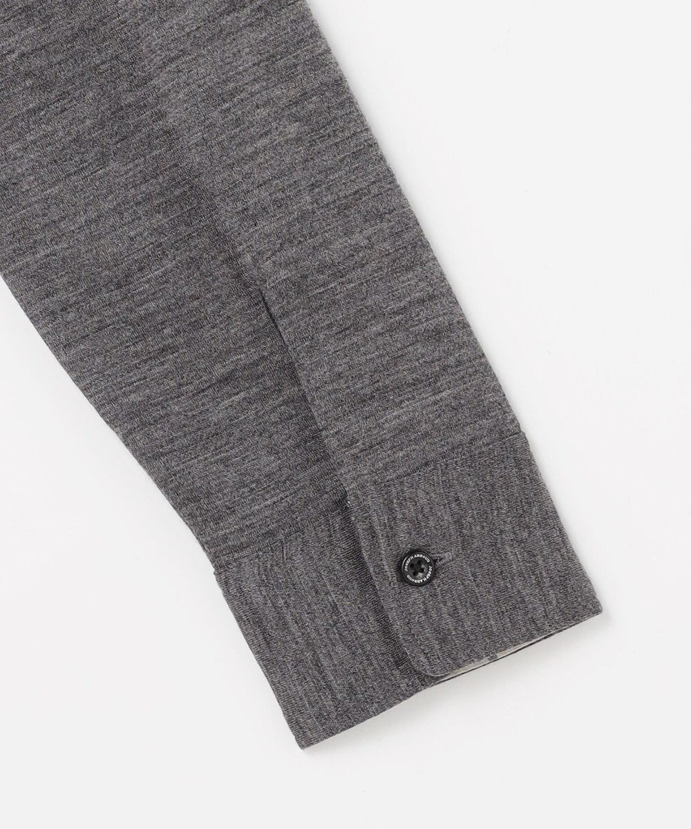 JOSEPH ABBOUD 【ふっくらあたたかウール100％】ウールダディポロシャツ 