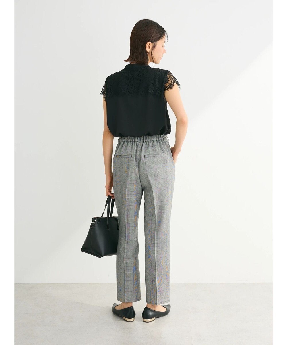 Green Parks きれいシルエットパンツ（テーパード／柄） 