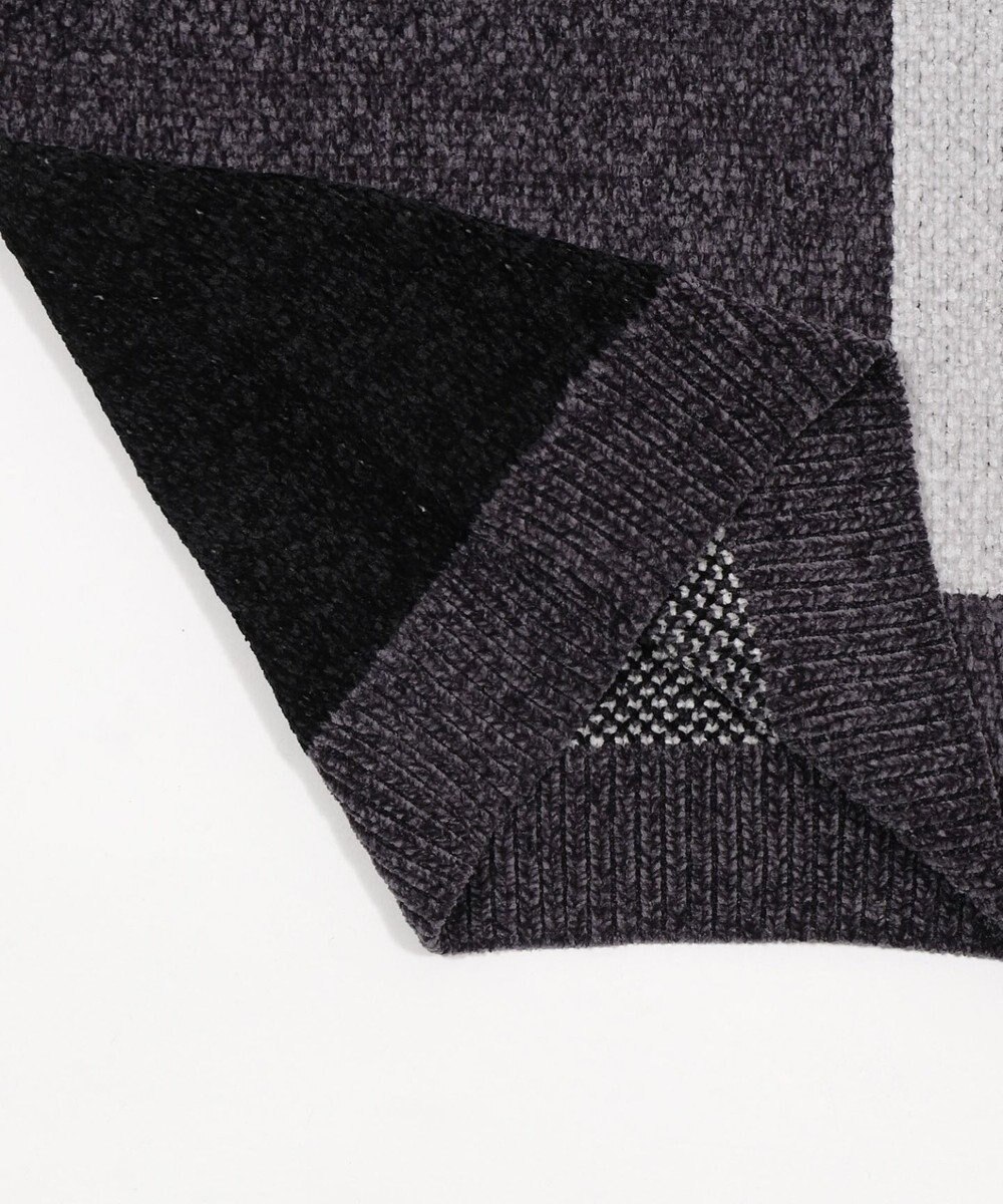 WEGO 【ユニセックス着用ITEM】ベロアモールカラーブロックプルオーバー 