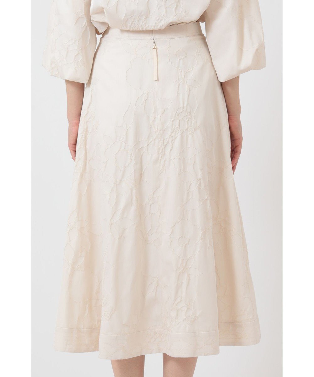 DAKS 【TV着用｜梅津弥英子アナ】フラワーモチーフジャガードスカート 