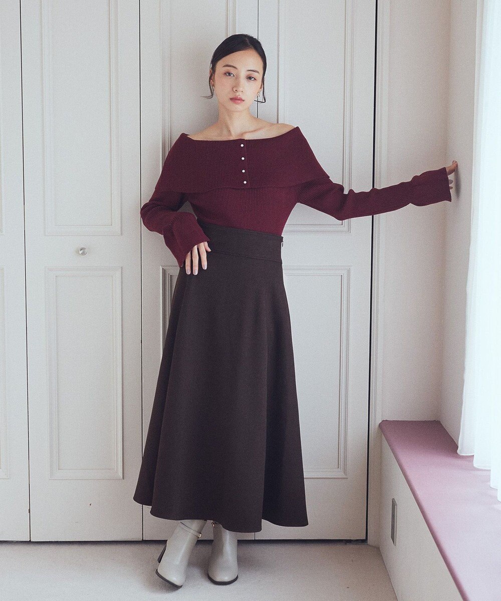 earth music&ecology ２Ｗａｙオフショルニットプルオーバー 