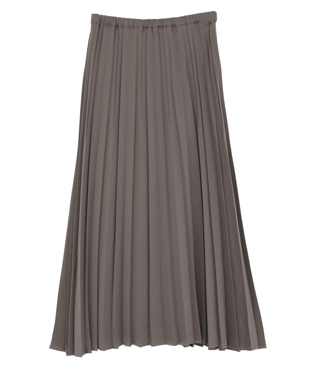 Green Parks サテン変形プリーツスカート 
