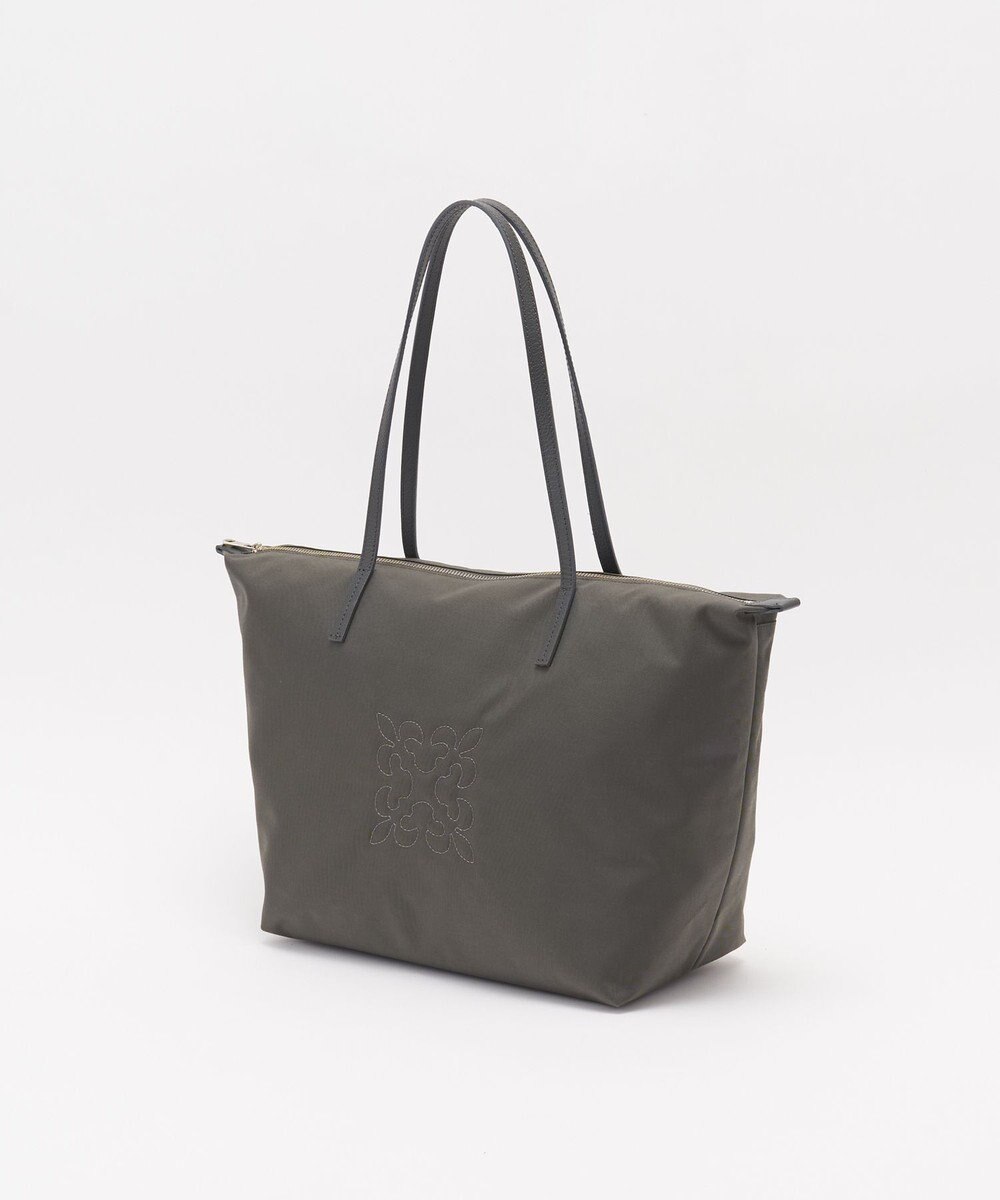 russet ＜390g/撥水性あり＞天ファスナー付きコーデュラナイロントートバッグ(CE-1560) 