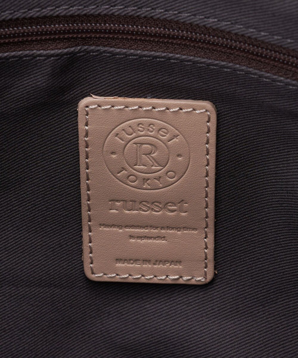 russet ＜390g/撥水性あり＞天ファスナー付きコーデュラナイロントートバッグ(CE-1560) 