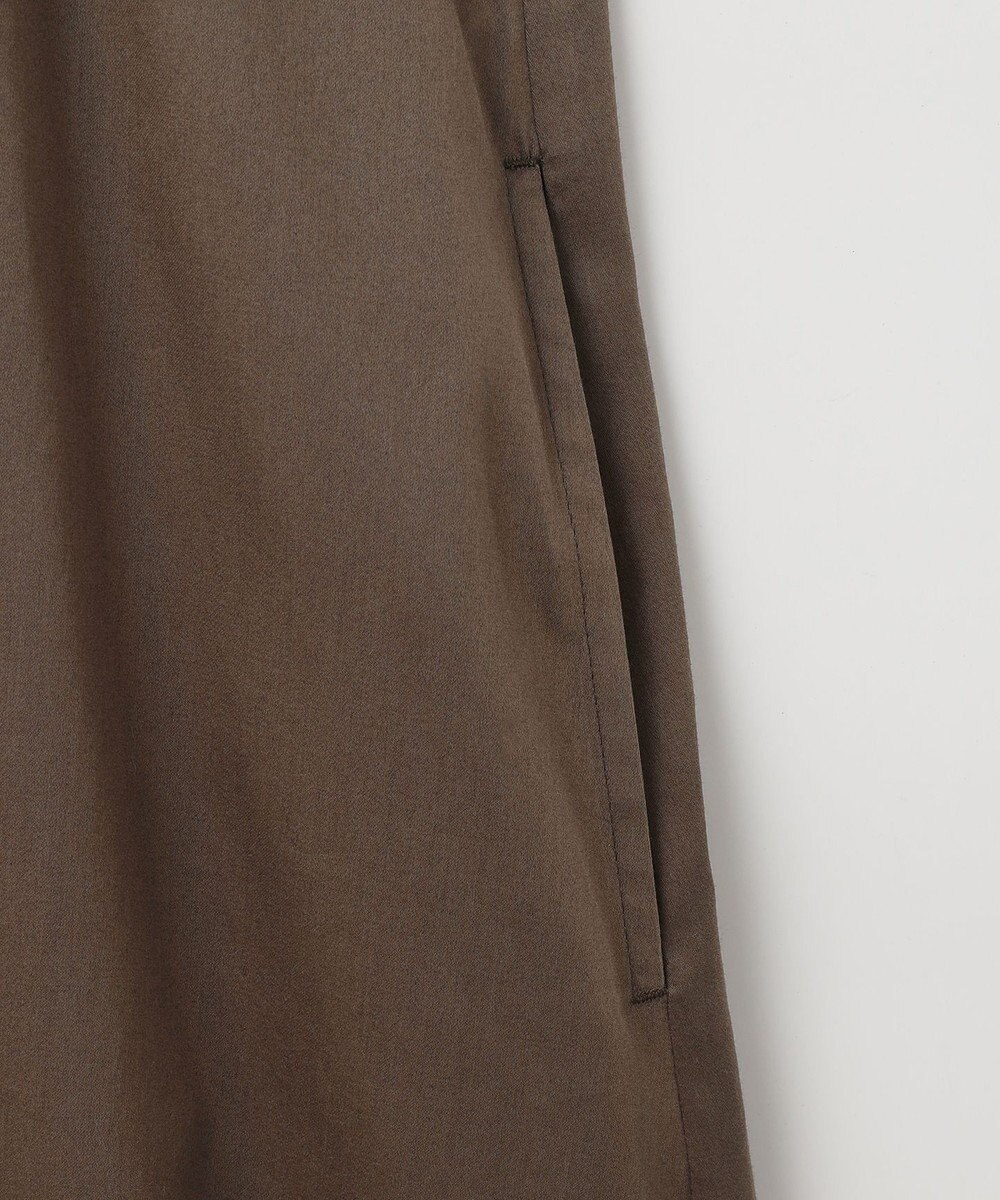 23区 【SLOW/一部店舗限定】ウォッシュドコットンサテン ワンピース 