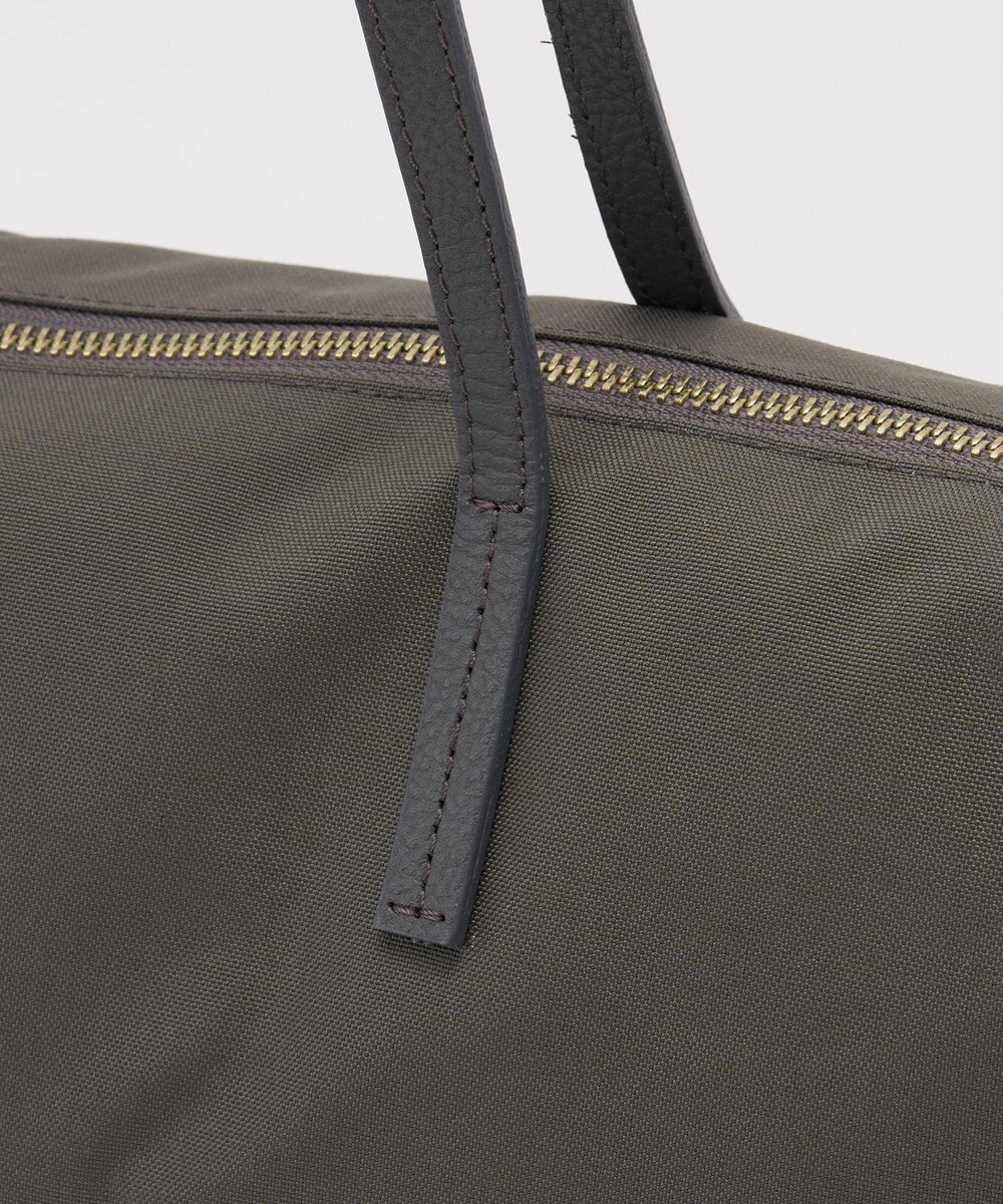 russet ＜390g/撥水性あり＞天ファスナー付きコーデュラナイロントートバッグ(CE-1560) 