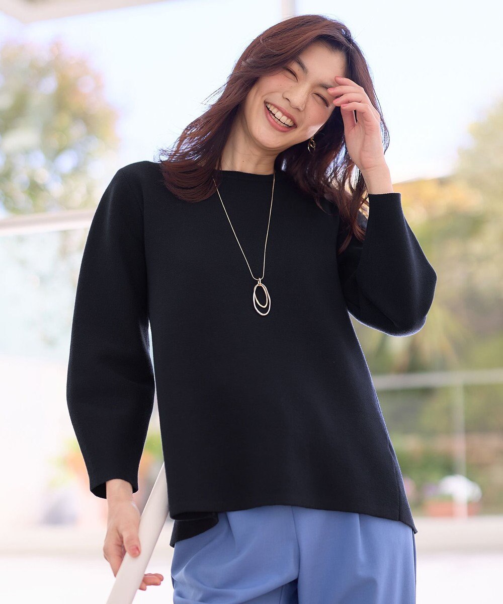 ANY ミラノリブチュニック丈ニット 