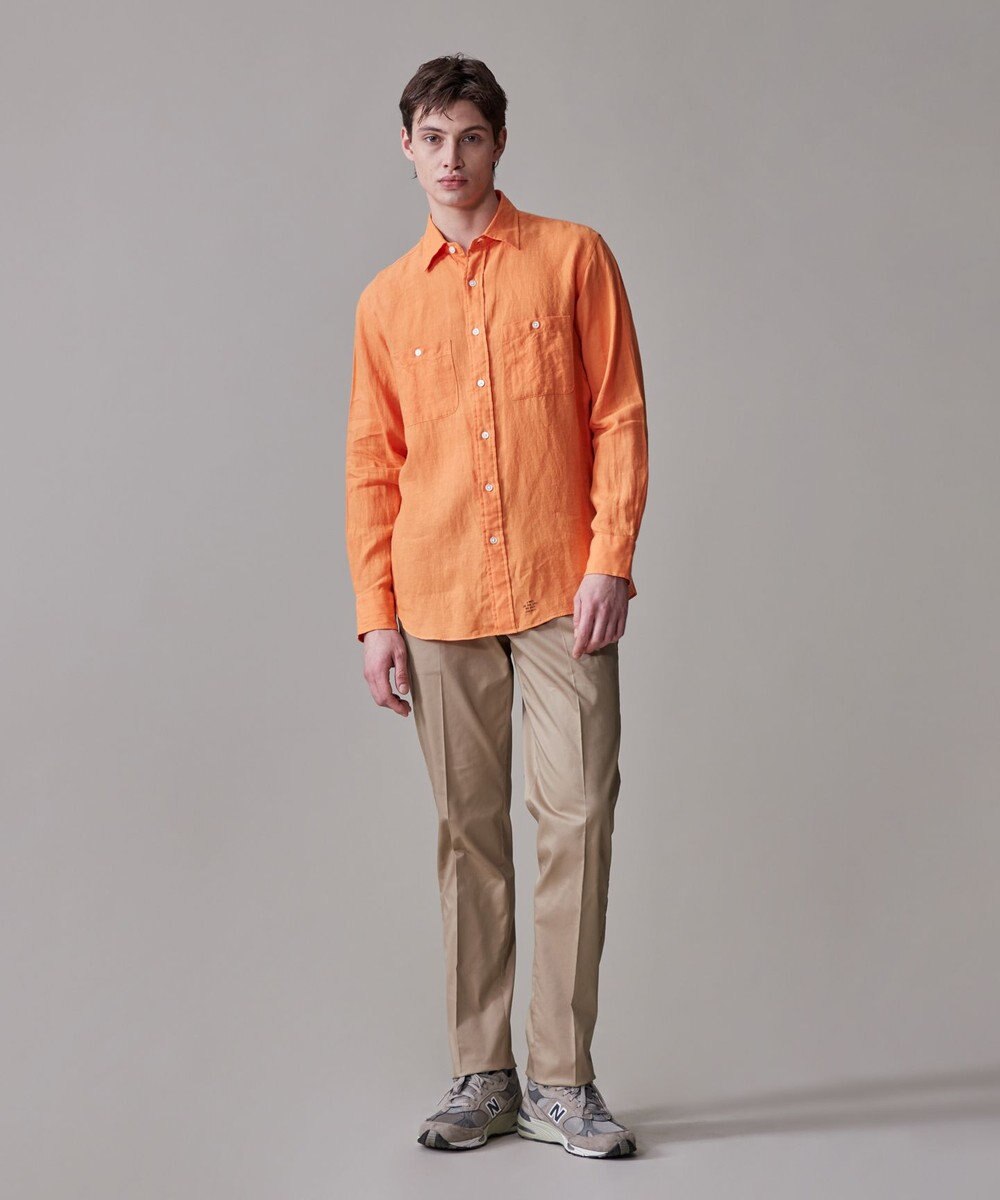 J.PRESS MEN 【洗える】リネントロピカル シャツ / レギュラー 