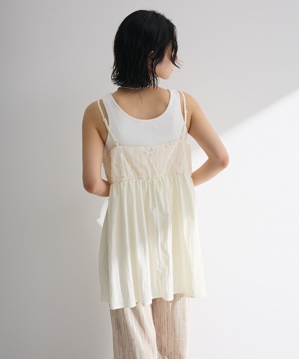 Green Parks テープ刺繍ビスチェ 