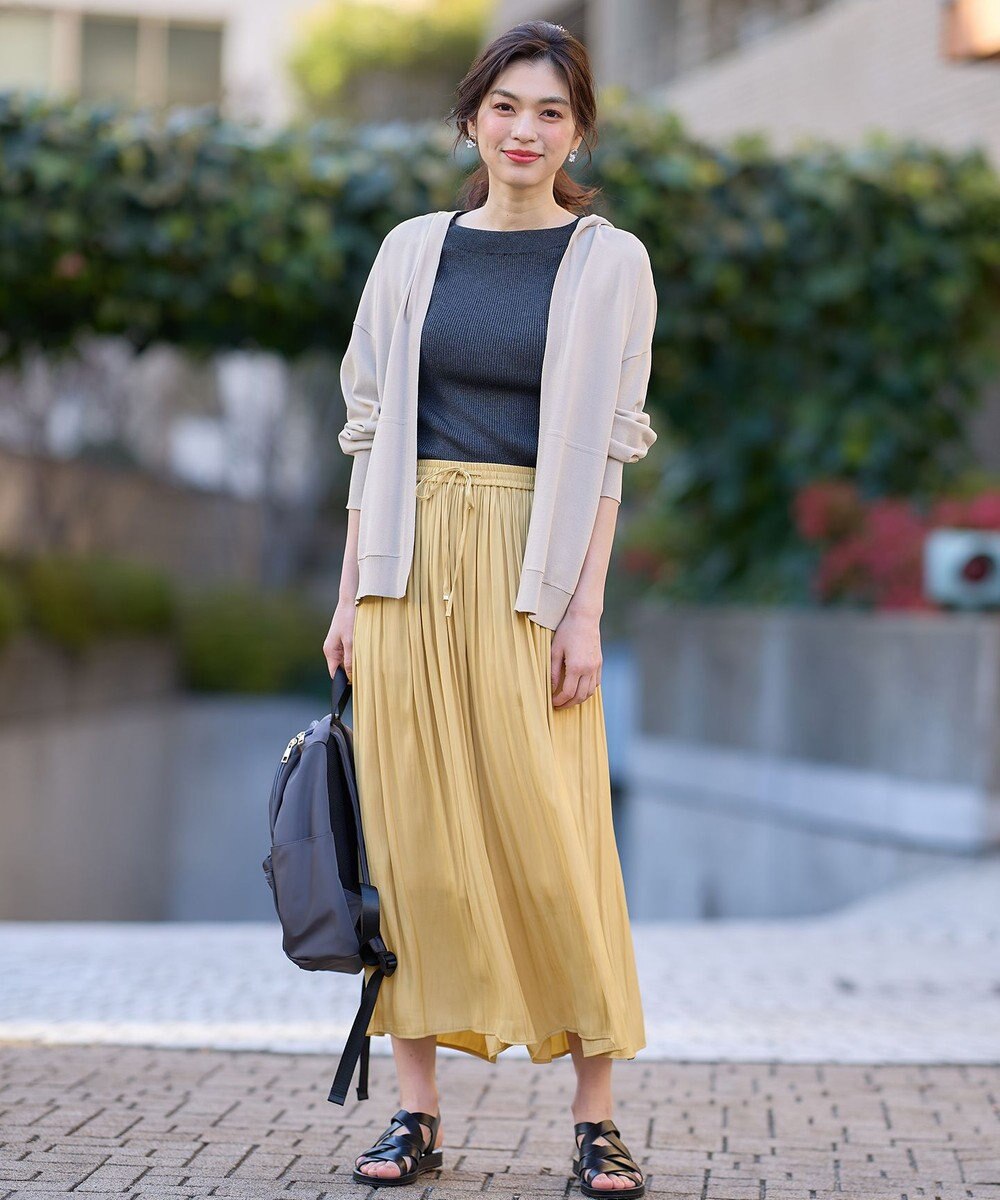 ANY ニットフーディーカーディガン 