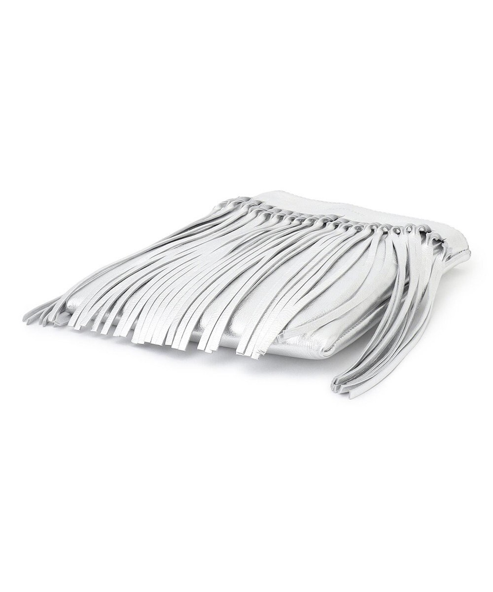 23区 NOMADIS DANCE フリンジ ポシェット (シルバー) 