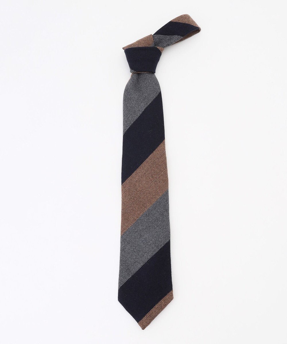 JOSEPH ABBOUD 【イタリア素材・日本製】ワイドレジメンタル ネクタイ 