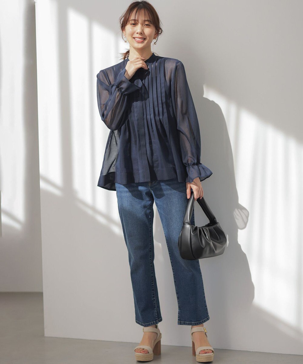 組曲 L 【先行予約】エアリーボイルシアー ブラウス 