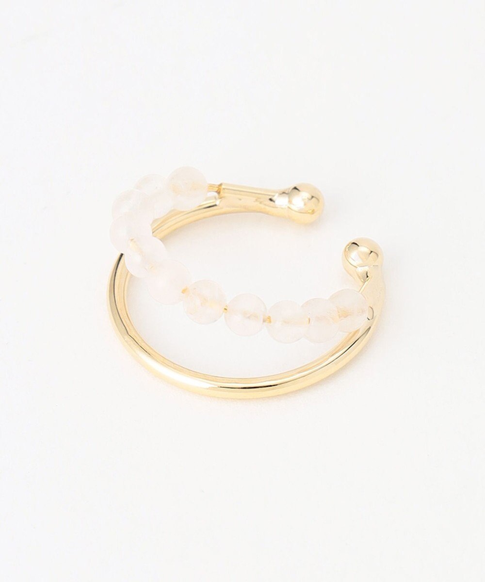 J.PRESS LADIES 【WEB限定】2way 天然石 イヤカフ リング 