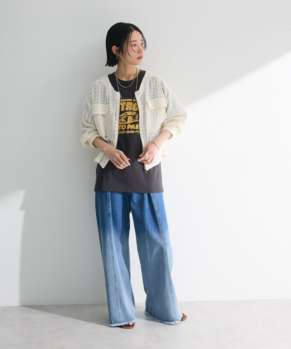 Green Parks Ｉ　レースシャツブルゾン 