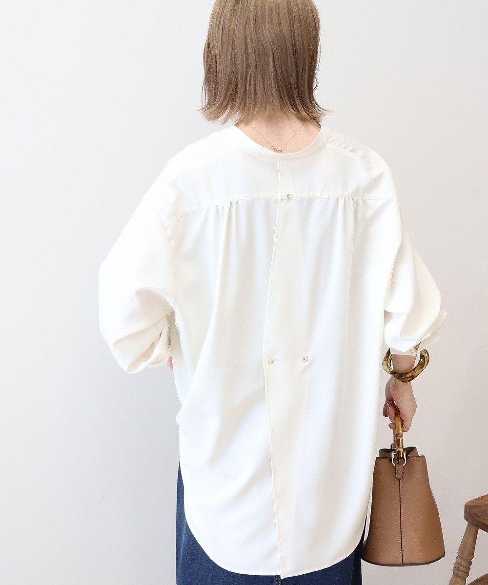 AMERICAN HOLIC 金ボタンバックシャンロングシャツ 