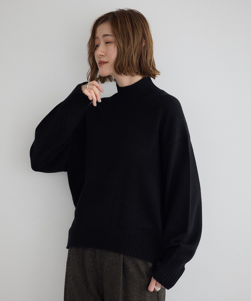 YECCA VECCA ワイドリブニット 