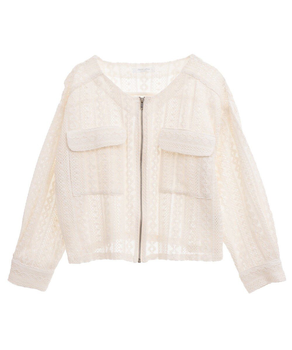 Green Parks Ｉ　レースシャツブルゾン 