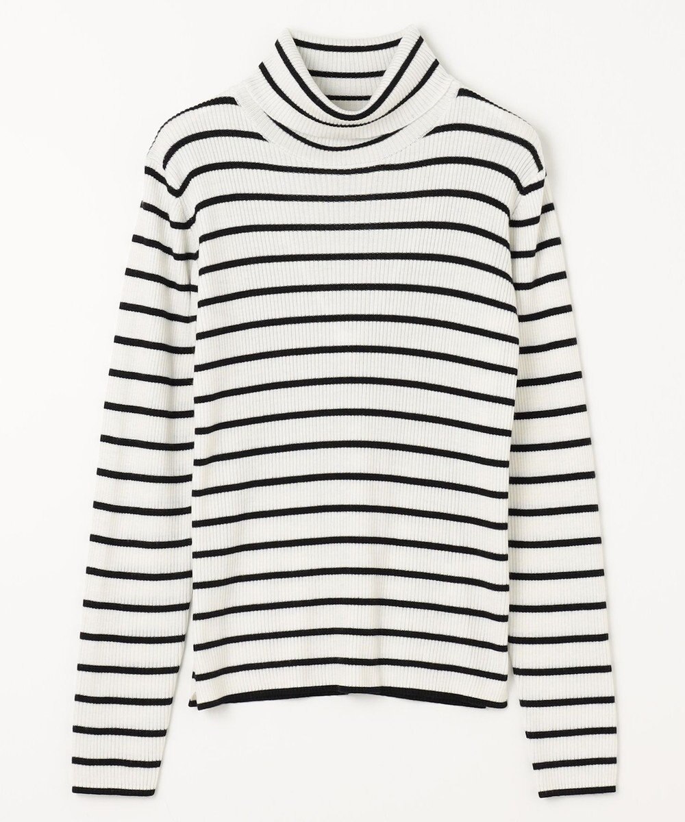 ANY ウールブレンドリブニット 