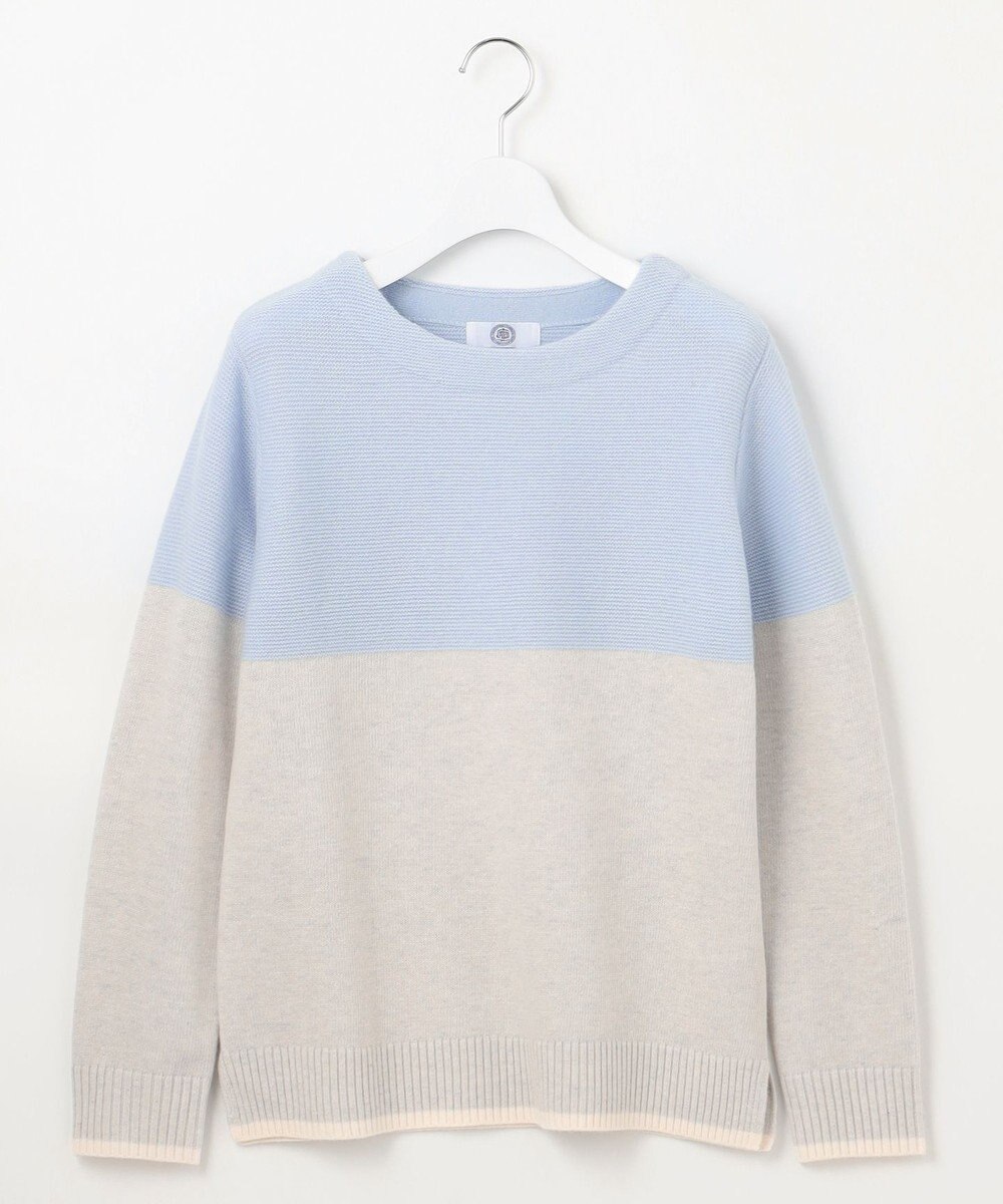 J.PRESS LADIES S 【WEB限定カラーあり・洗える】CAT ボートネック ブロッキング ニット 