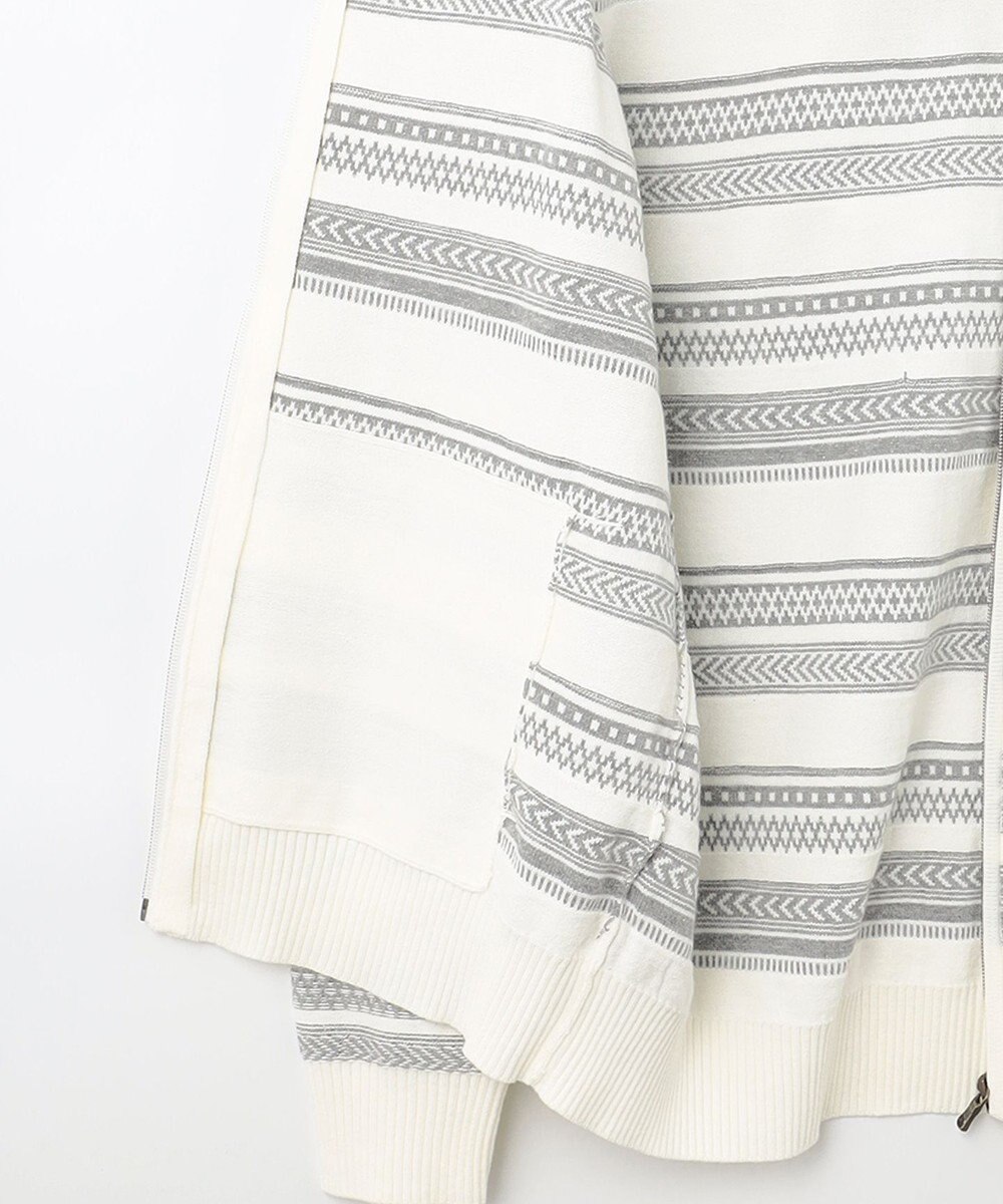 JOSEPH ABBOUD 【キングサイズ・柔らかな肌触り】洗える！コットンブークレーニットパーカー 