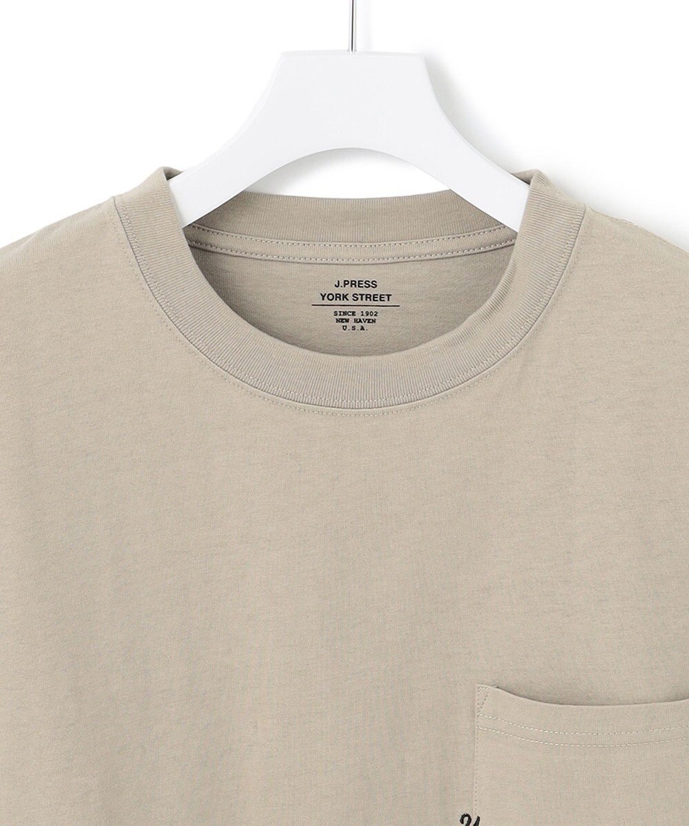 J.PRESS YORK STREET 【UNISEX】刺繍ポケットＴシャツ 