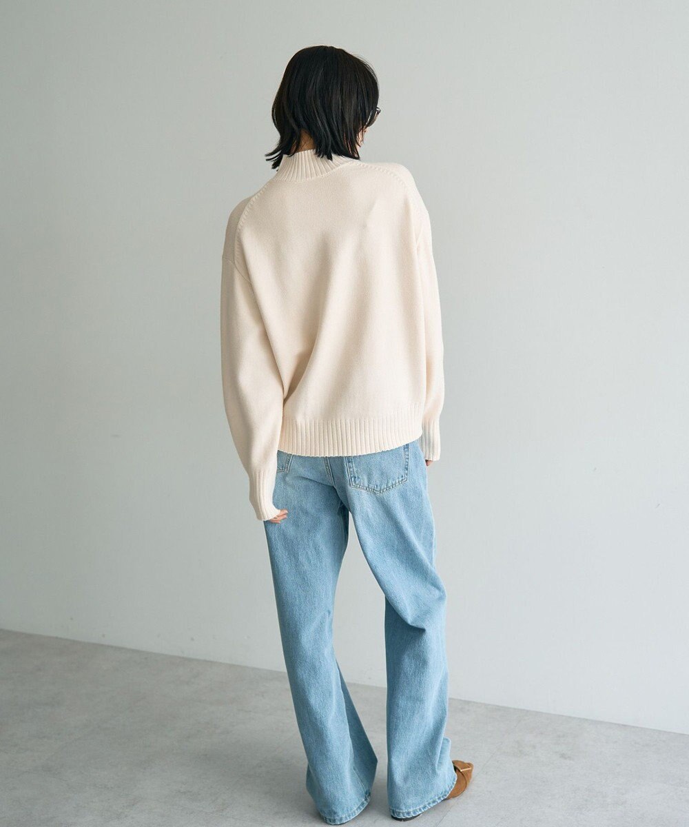 YECCA VECCA ワイドリブニット 