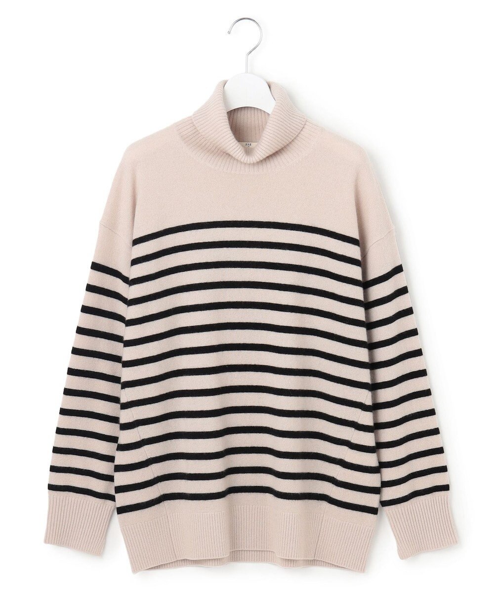 23区 ピュアカシミヤ タートルネック  ニット 