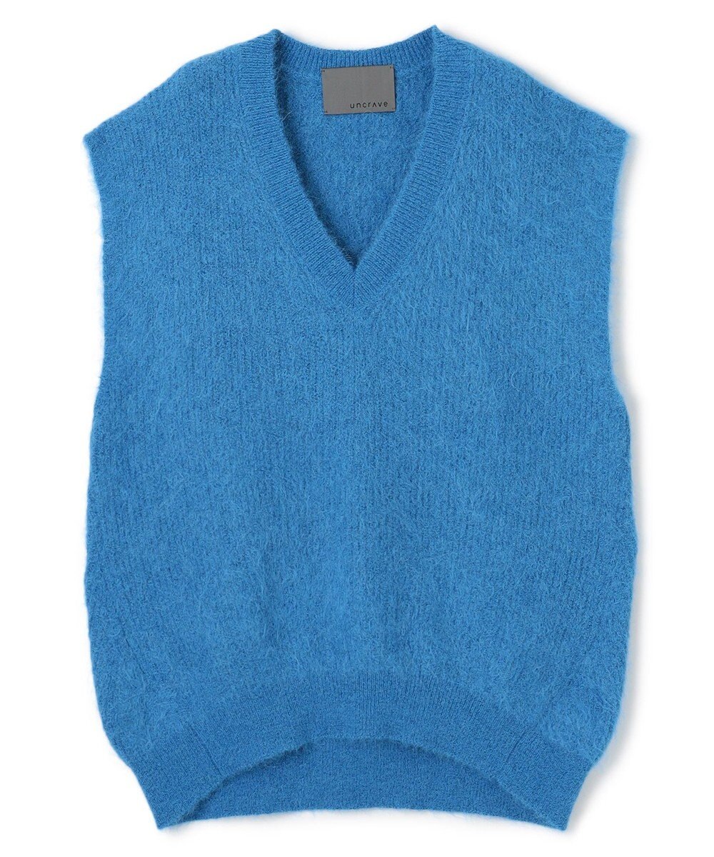 uncrave アルパカファーニット Vネックベスト 