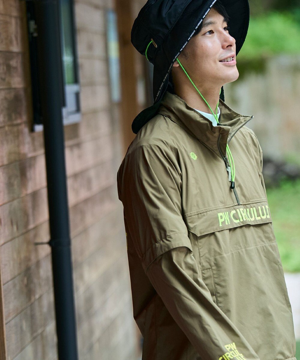 PW CIRCULUS 【 耐水圧20000mm  / レイン対応 】【UNISEX】防水レインブルゾン ゴルフ 