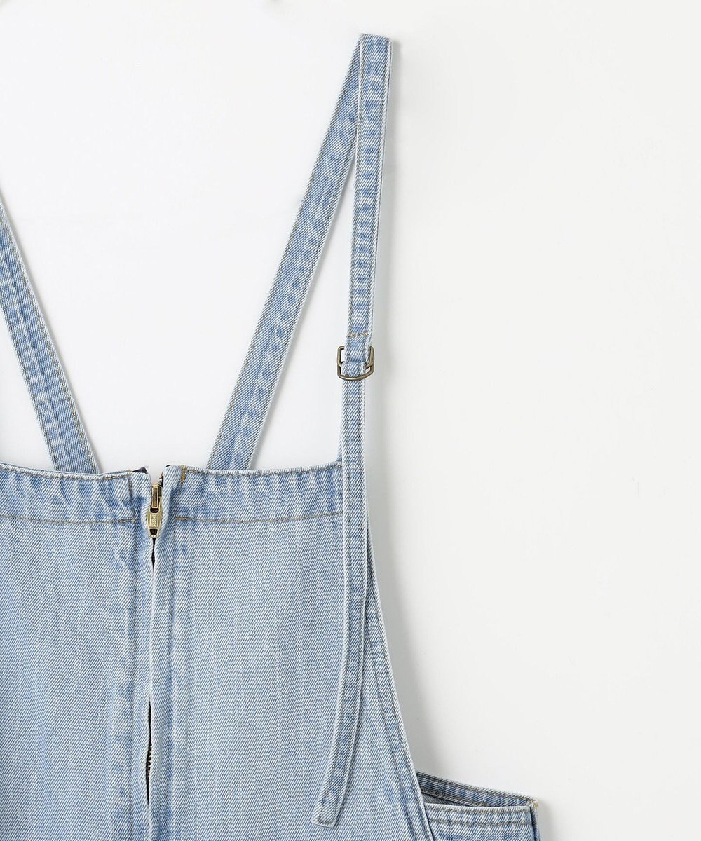 ANY L 【洗濯機可】デニムサロペット 