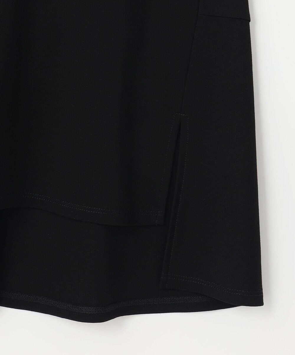 自由区 【XSサイズ~/洗える】ドレーピーポンチフレンチスリーブ カットソー 