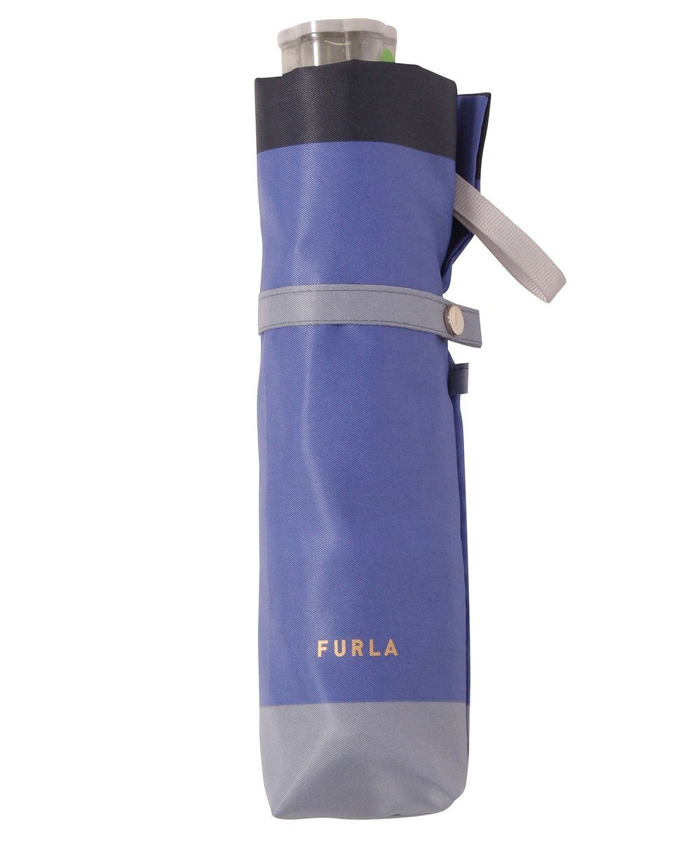 MOONBAT FURLA(フルラ) カラーボーダー 折りたたみ傘 大きめ 55cm 日本製 