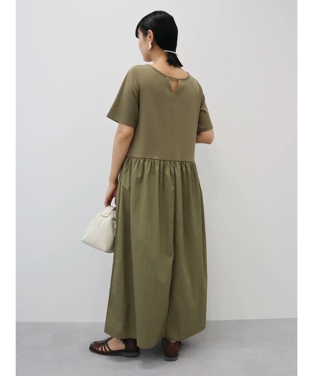 Green Parks Ｂ．ドッキングボリュームギャザーワンピース 