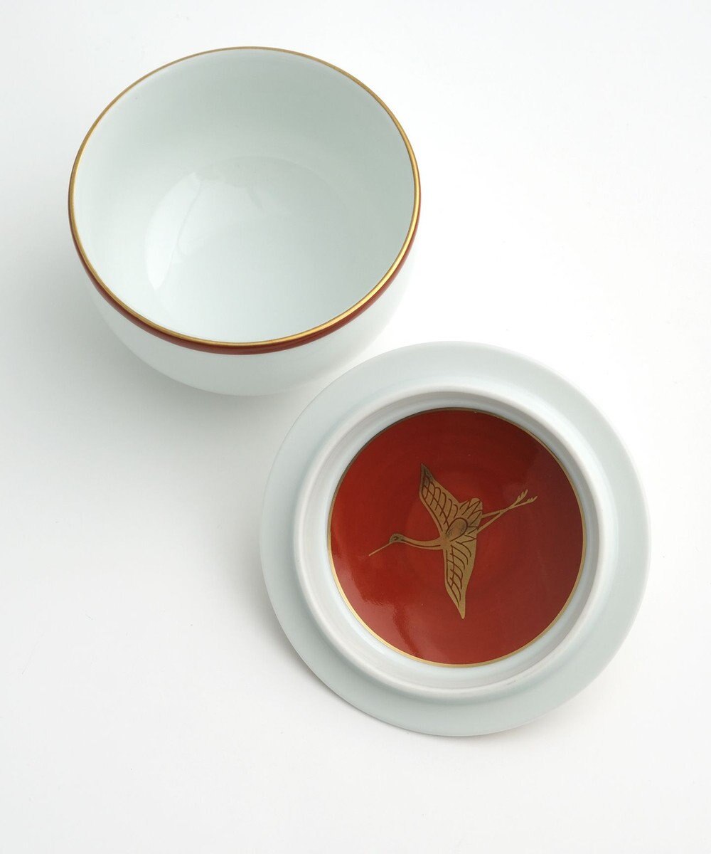 たち吉 【たち吉】瑞鶴お茶呑茶碗〈５客〉波佐見焼 