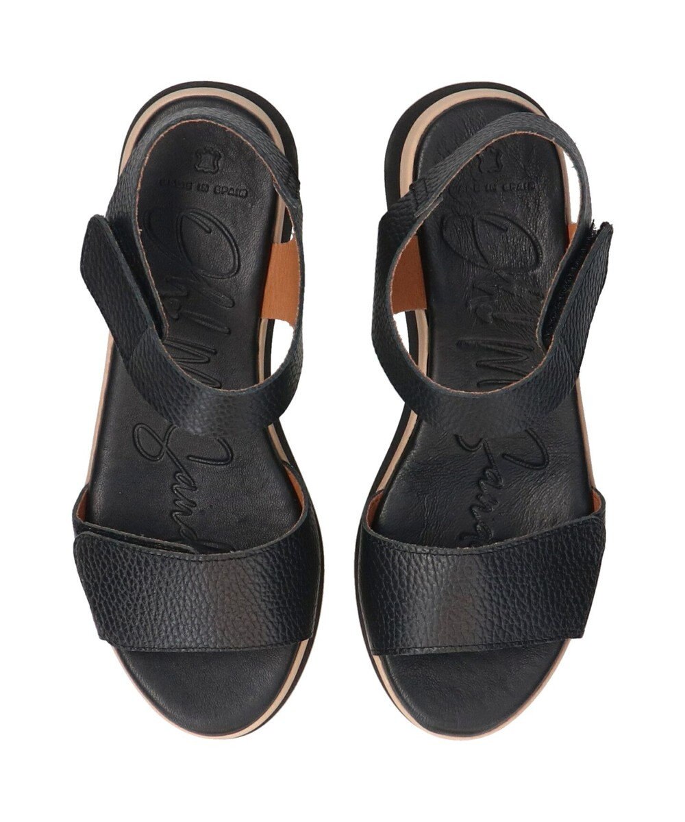 INTER-CHAUSSURES 【Oh my Sandals】ベルクロローヒールサンダル 