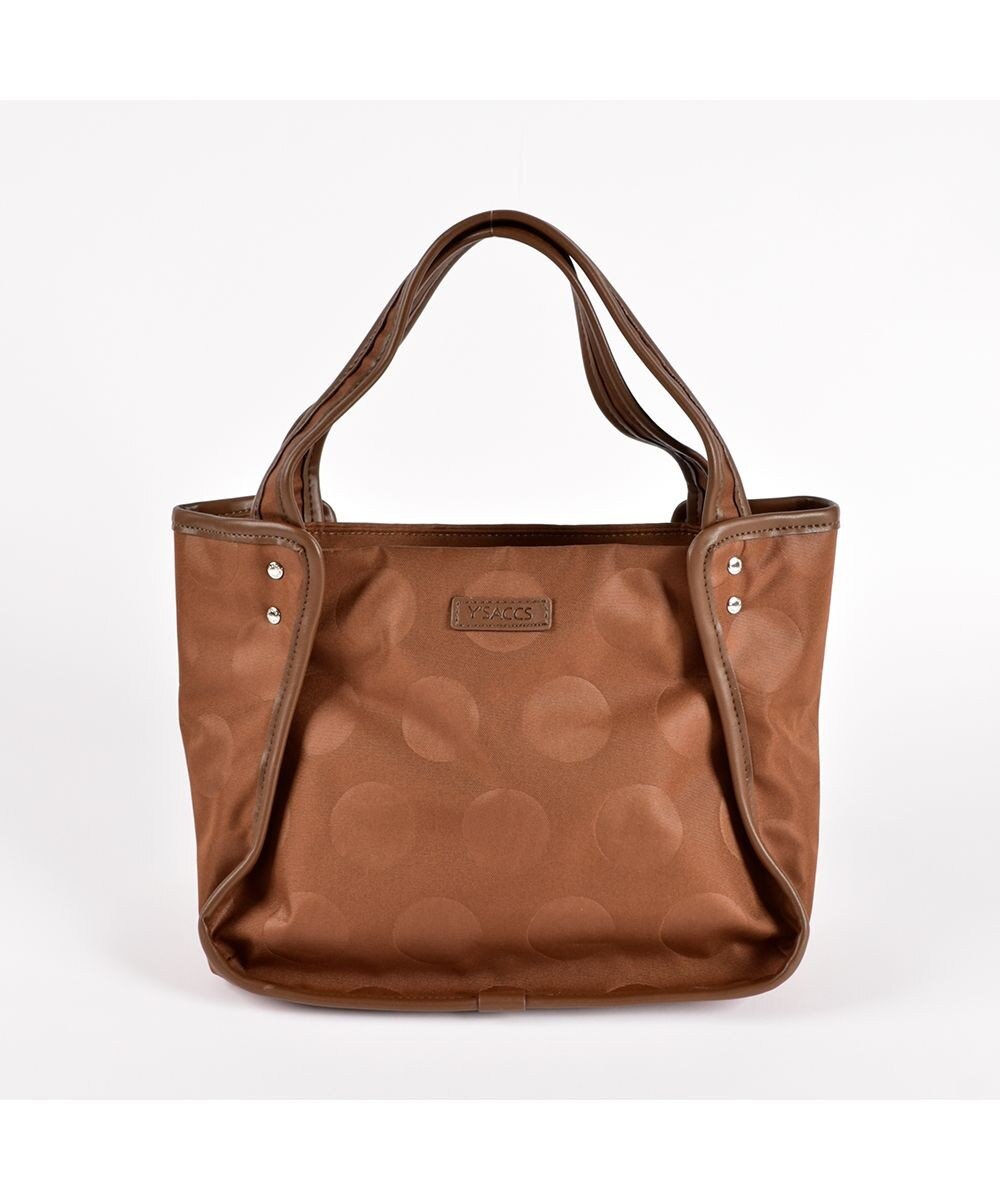 Y'SACCS ヒートエンボス ポルカドットトート Sサイズ 