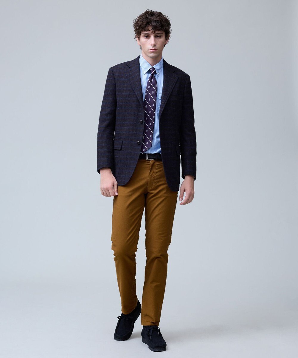 J.PRESS MEN 【ストレッチ】ハイパワーストレッチバーズアイ パンツ 