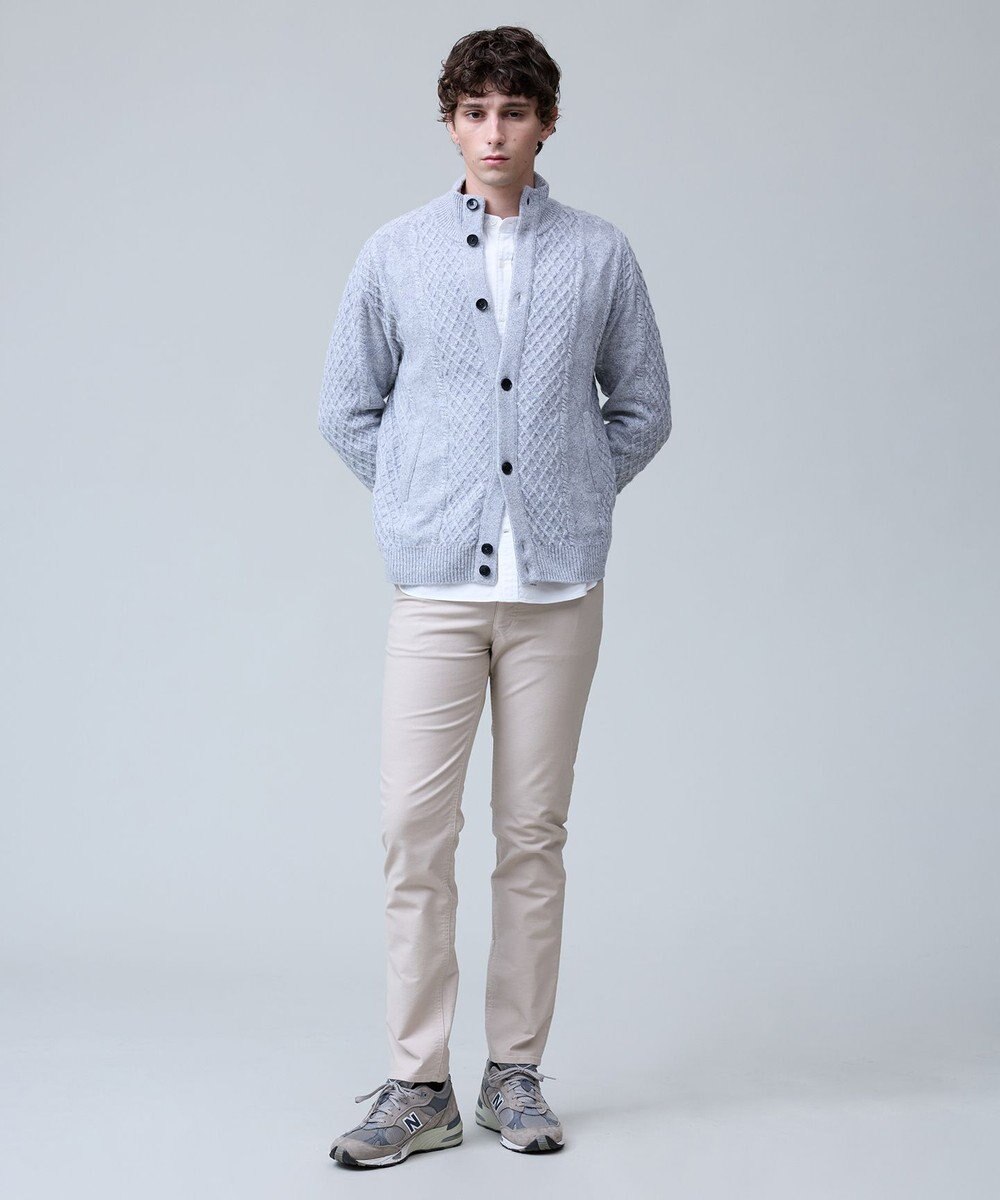 J.PRESS MEN 【ストレッチ】ハイパワーストレッチバーズアイ パンツ 