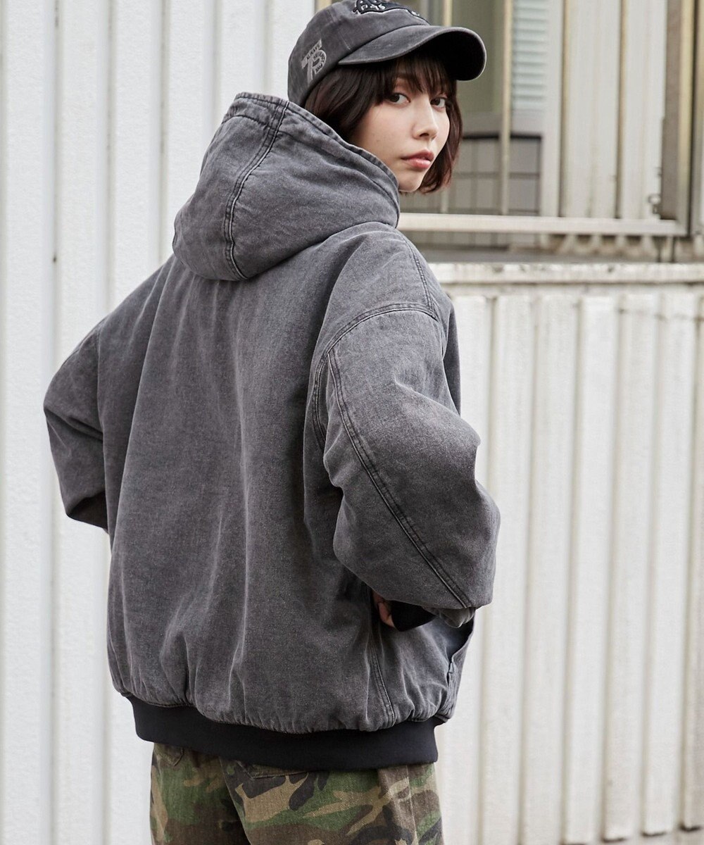 WEGO 【ユニセックス着用ITEM】ワーカーズボアフードブルゾン 