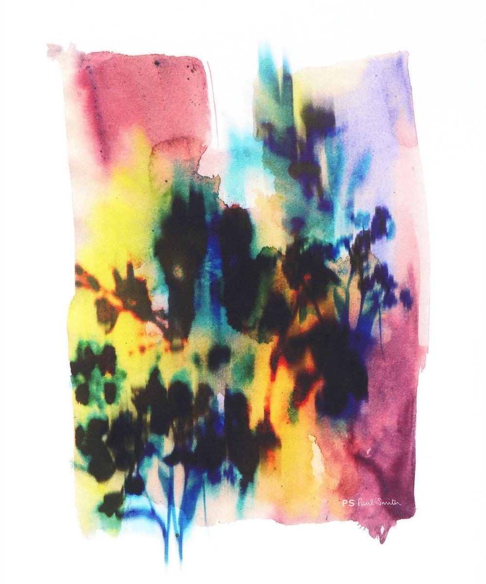 Watercolour floral プリント 長袖Tシャツ / Paul Smith