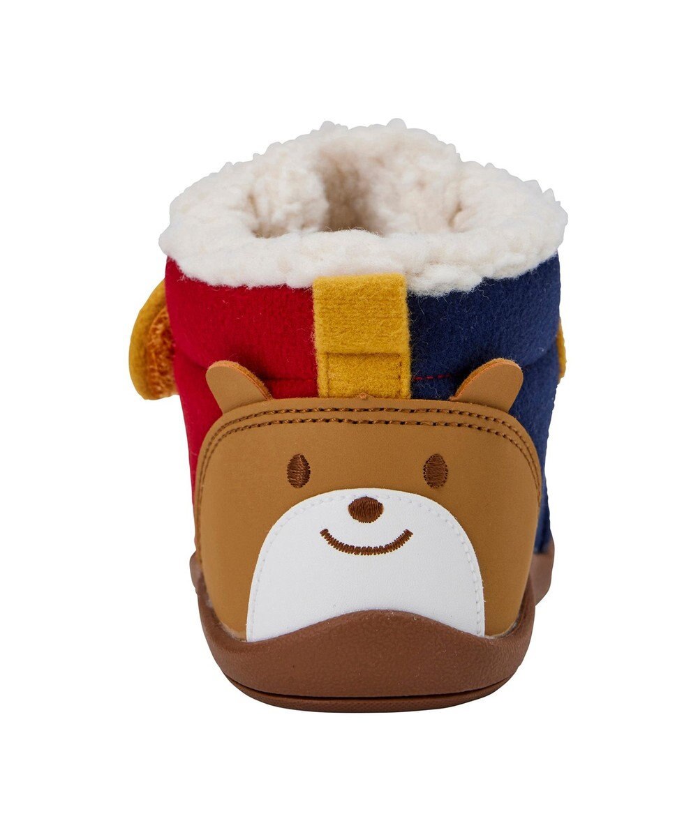 MIKI HOUSE HOT BISCUITS 【14-16cm】 かかと顔ドン あったかボア付き セカンドシューズ 