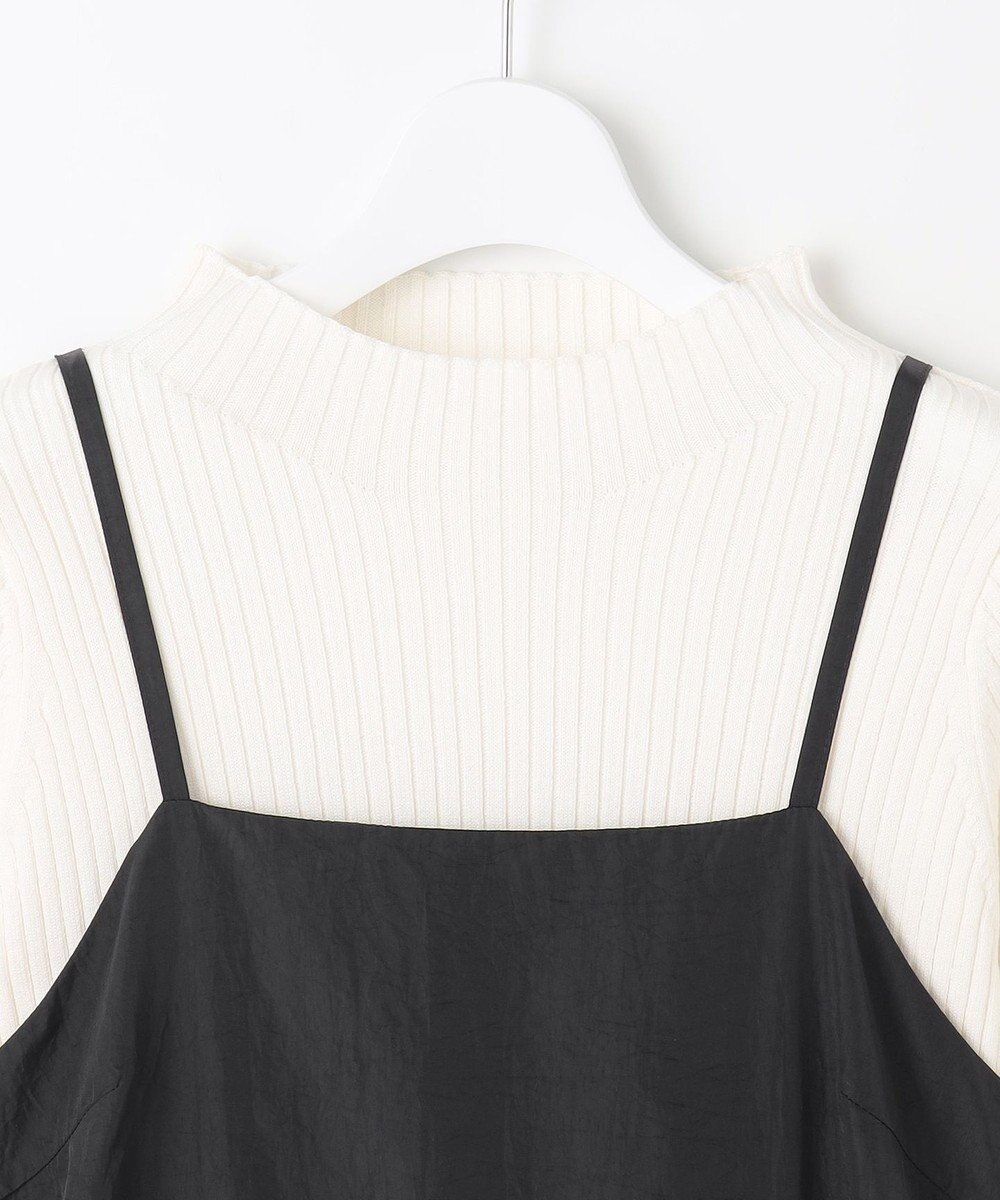 Feroux 【洗える】ニットセット キャミソールワンピース 