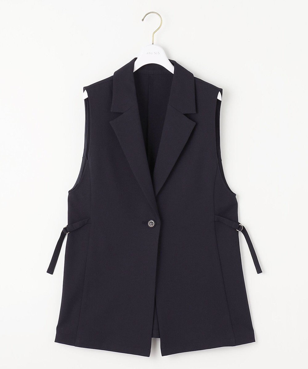 ANY SIS 【洗える】テーラード ジレ 