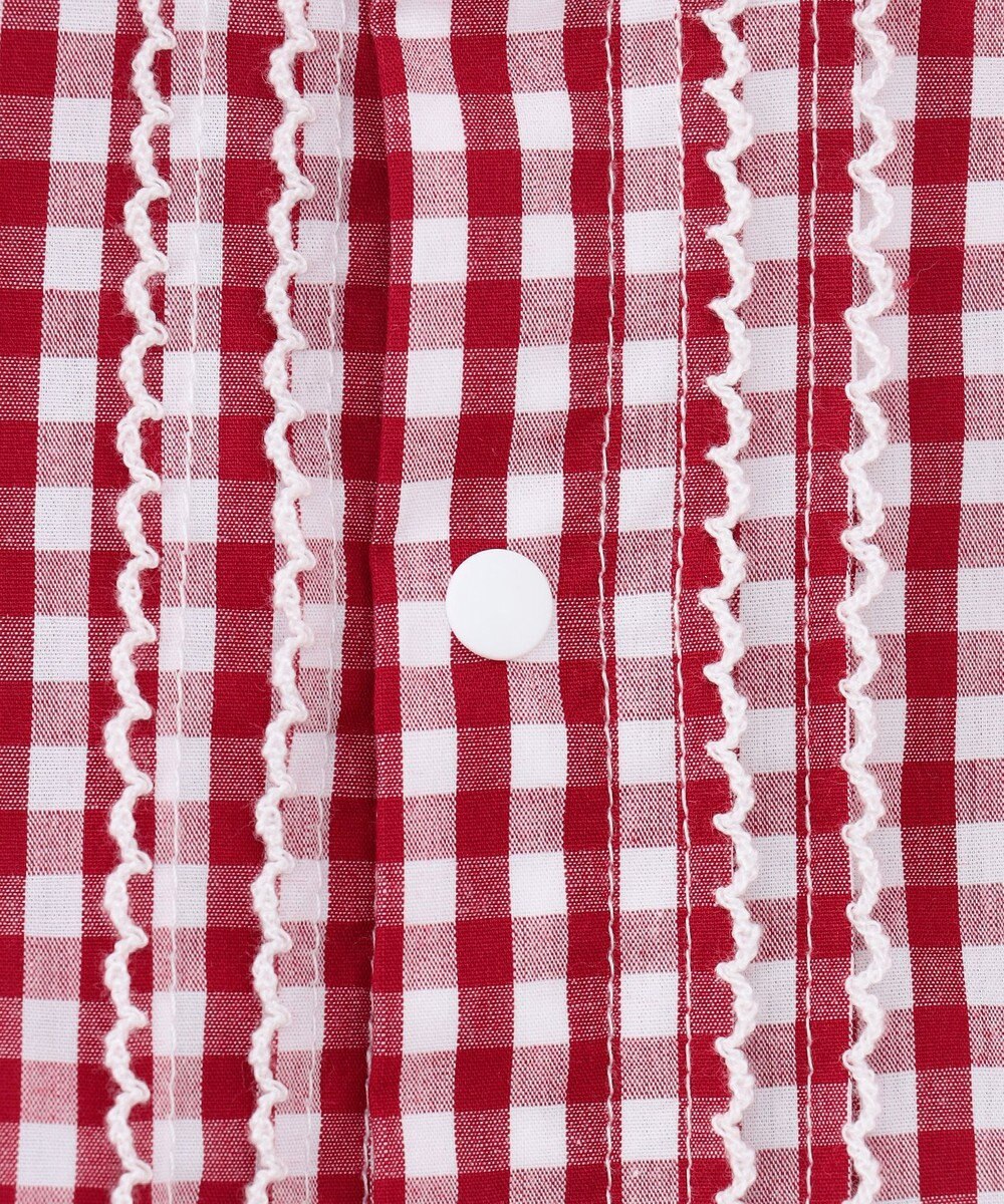 組曲 KIDS 【80-100㎝】ギンガム セットアップ 