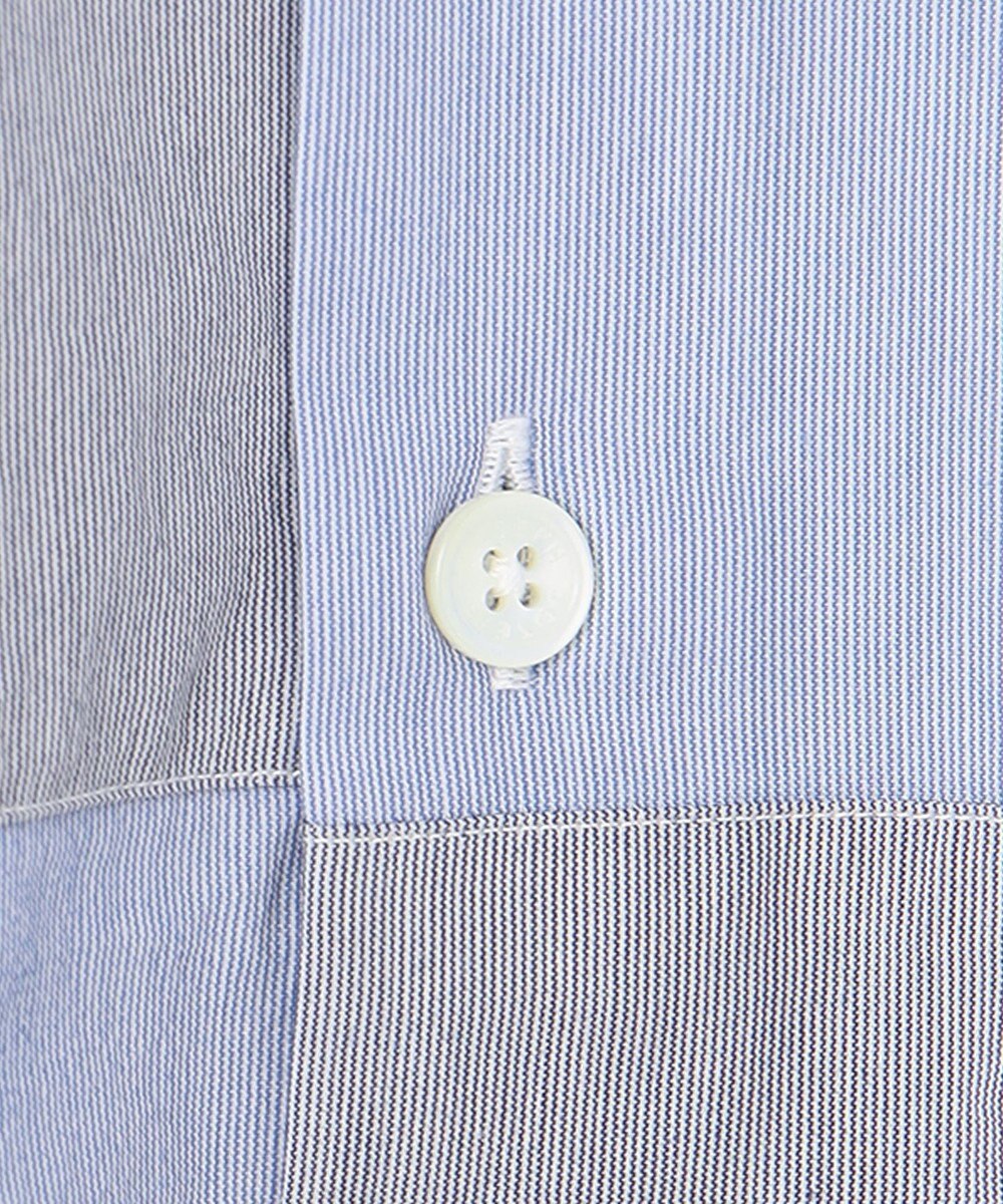 JOSEPH HOMME コットンナイロンブロック　シャツ 