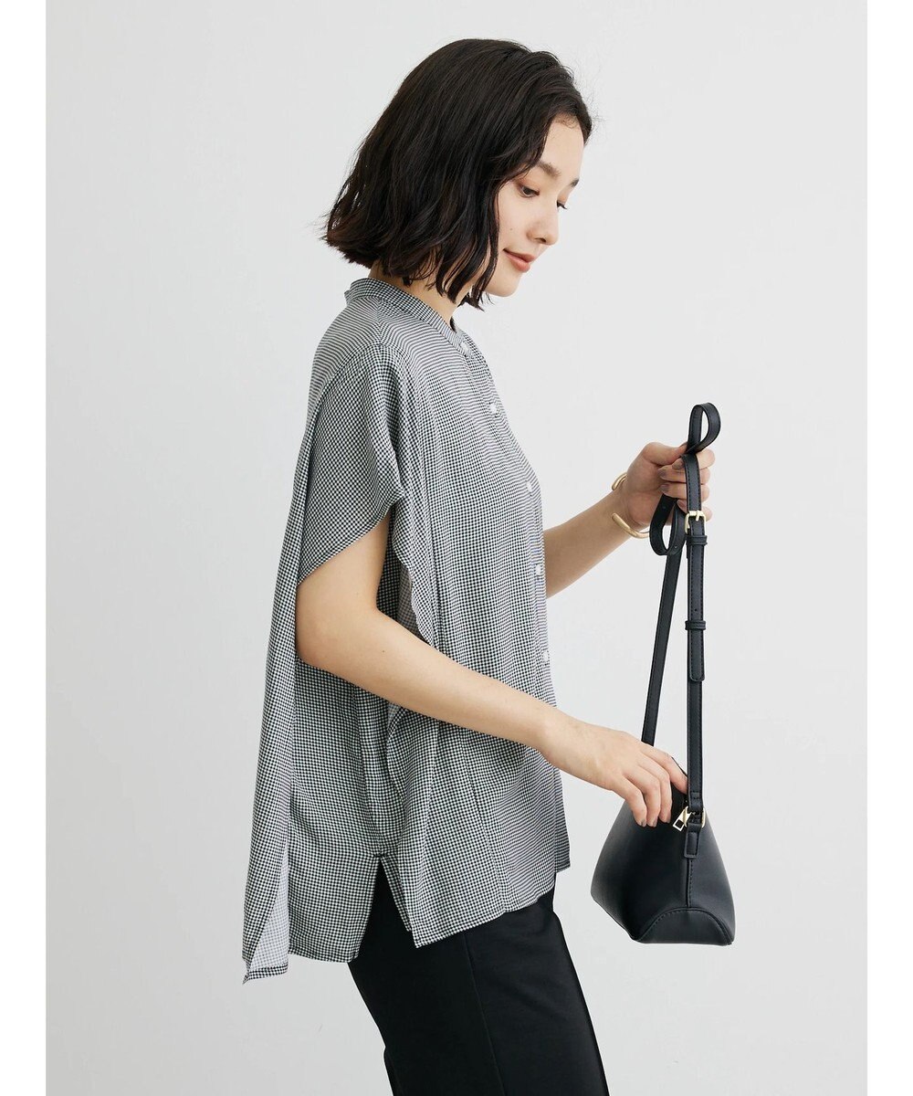 Green Parks 接触冷感　アソート柄ブラウス 